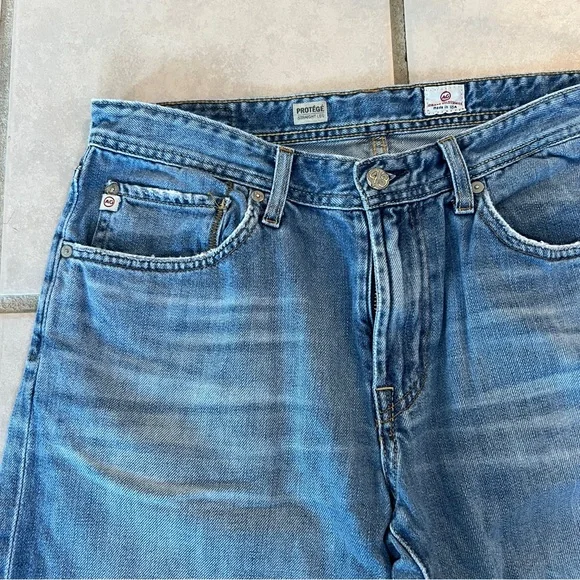 Adriano Goldschmied Protege Straight Leg Jeans Size 34 x 34 Made in USA - Picture 2 of 9